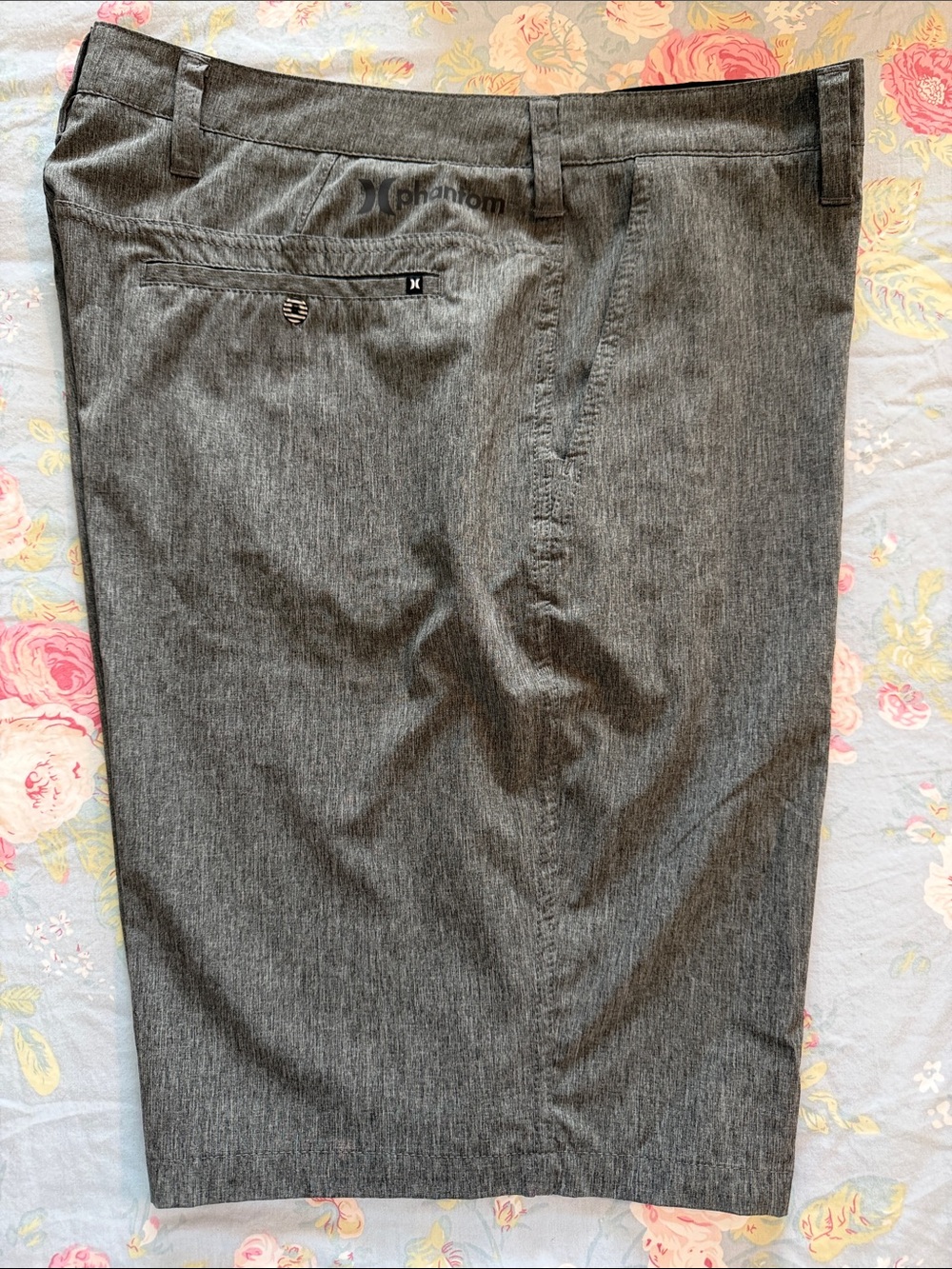 Hurley Men's Gray Chino-Style Performance Pants